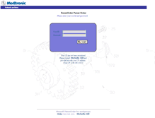 Tablet Screenshot of medtronic.patentorder.com